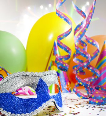 Party accessories abstract background clipart