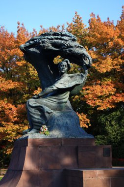 Chopin Anıtı Polonya Varşova