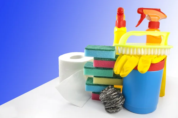 Cleaning set accessories for cleaner — Stock Photo, Image