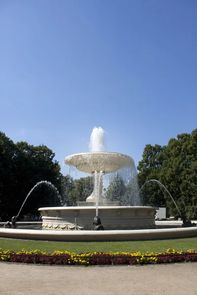 stock image Water fountain in Warsaw