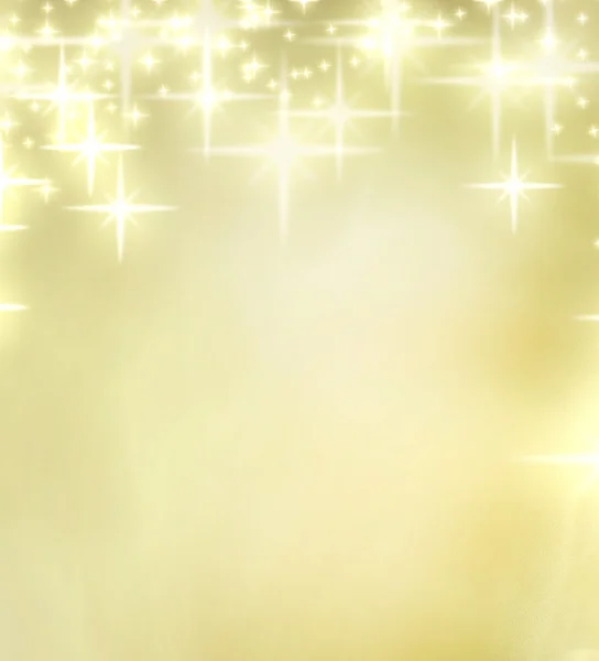 Рождественский золотой ретро-винтажный фон с размытыми звездами — стоковое фото