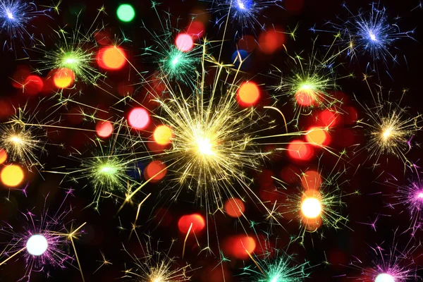 stock image Happy new year background with fireworks