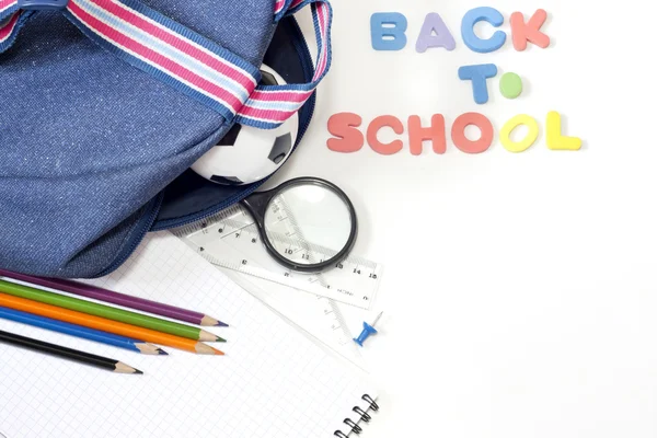 Back to school education background concept — Stock Photo, Image