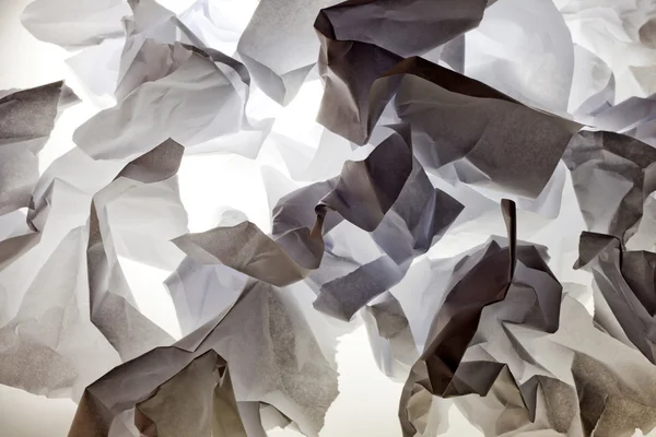 Papierowe pogniecione streszczenie tło tekstura — Zdjęcie stockowe