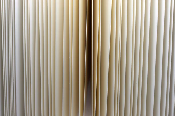 Primer plano de hojas de papel vintage libro abierto textura fondo — Foto de Stock