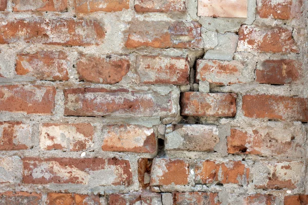 Parede de tijolo velho sujo fundo textura — Fotografia de Stock