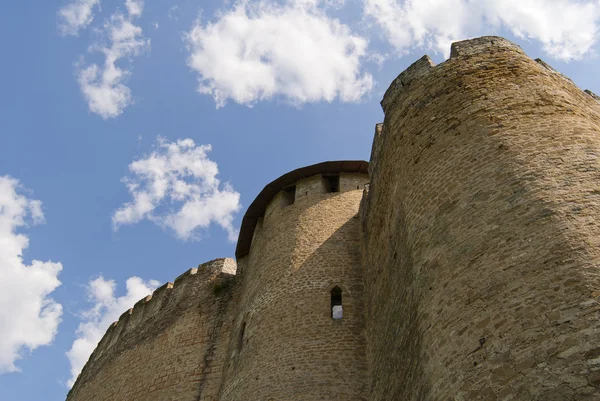 Ściana zamku i wieży — Zdjęcie stockowe