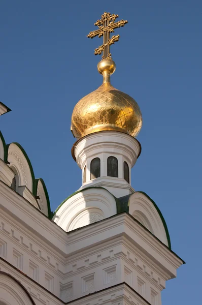 Golden dome of the оrthodox сhurch — Stock Photo, Image