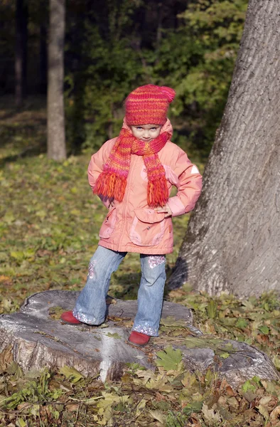 Child in a jacket — Stock Photo, Image