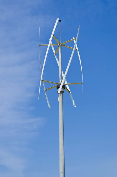 Vertical axis silent wind turbine — Stock Photo, Image