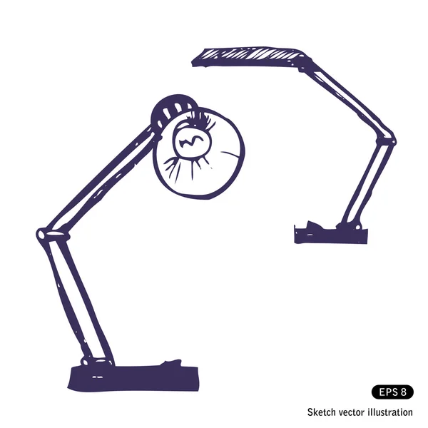 Office lamps — Stok Vektör