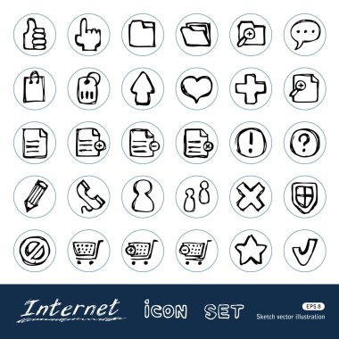 Doodle Internet web simgeler kümesi