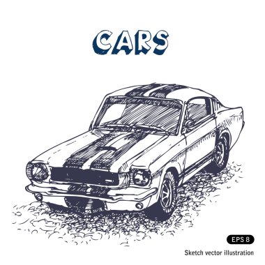 Old car clipart