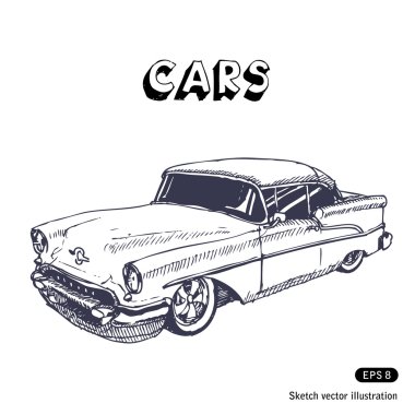 Old car clipart