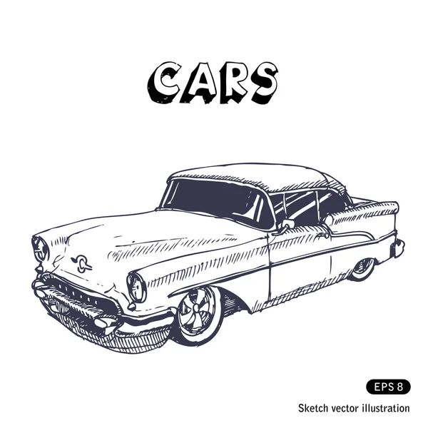 ᐈ Old Cars Stock Drawings Royalty Free Old Car Sketch Vectors Download On Depositphotos