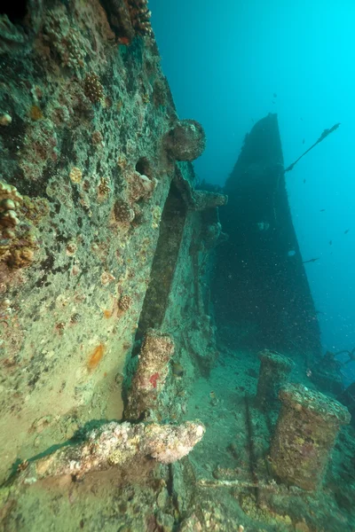 Stern of the Thistlegorm wreck. — Stock Photo, Image