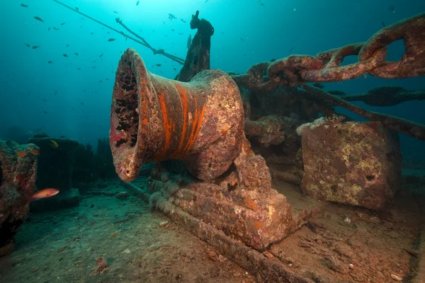 Anchor winch of the Thistlegorm. — Stock Photo, Image