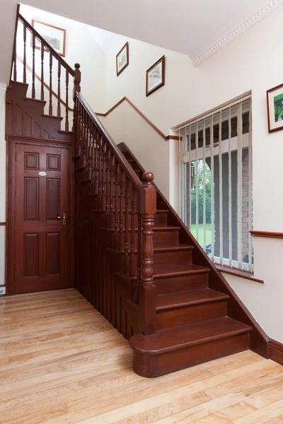 Fa lépcsőház Stock Kép