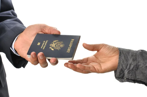 パスポートの交換 — ストック写真