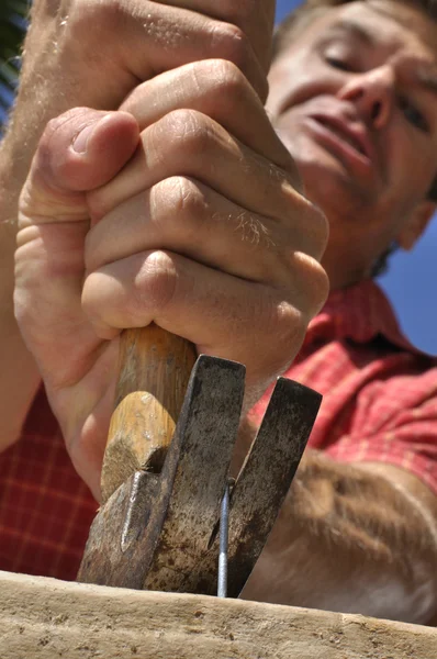 stock image Stuck nail