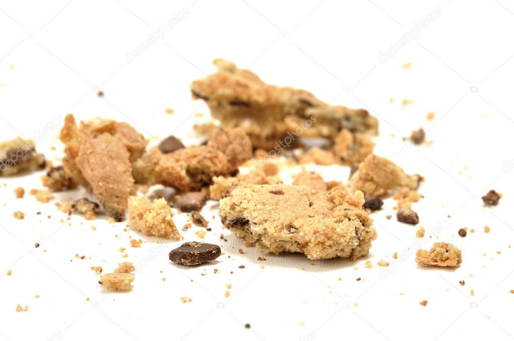 Crumbled cookie