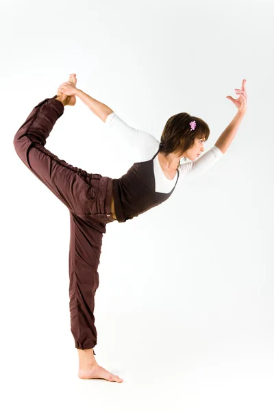 A jóga gyakorlása — Stock Fotó