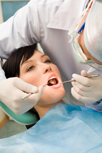 Cura dos dentes — Fotografia de Stock