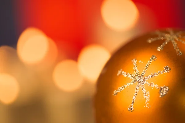 Золотий Сніжинка — стокове фото