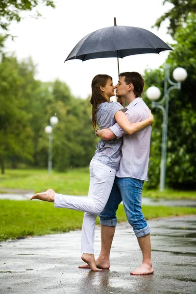 In the rain — Stock Photo, Image