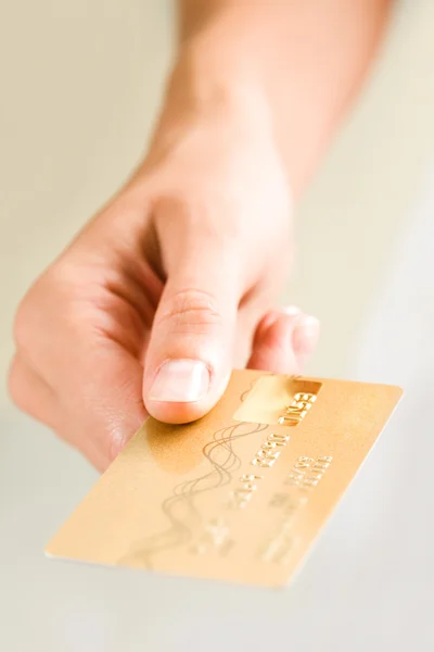 Giving card — Stock Photo, Image