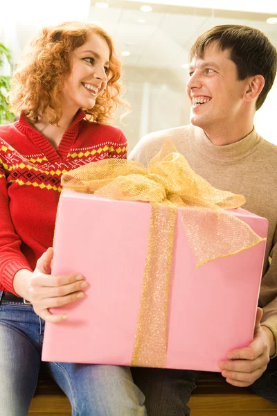 Whose gift is it? — Stock Photo, Image