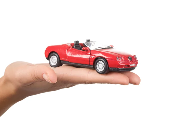 赤のおもちゃの車 — ストック写真