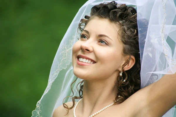 Стильная невеста — стоковое фото