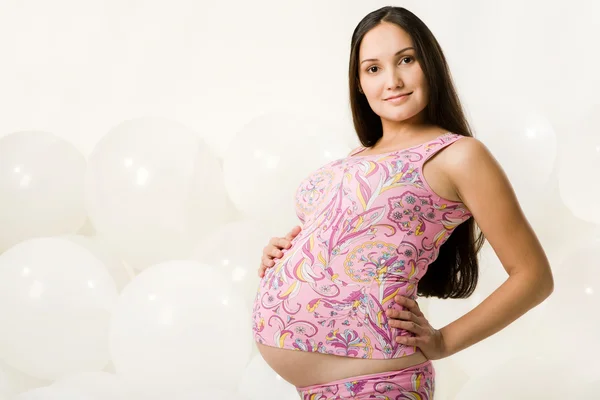 Coqueta embarazada. — Foto de Stock