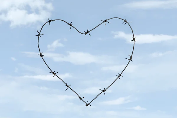 Heart in the sky — Stock Photo, Image