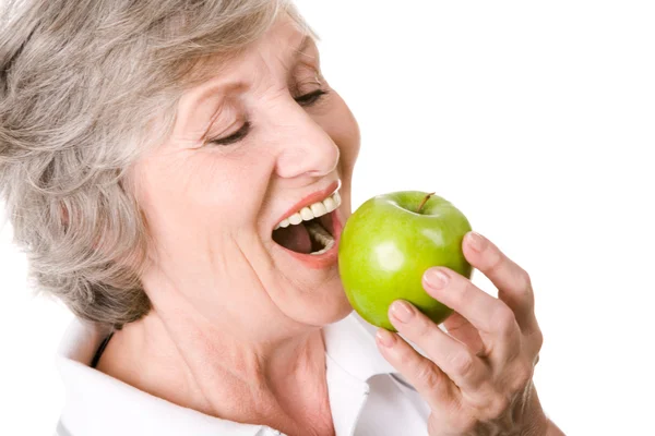 Вкусное яблоко — стоковое фото