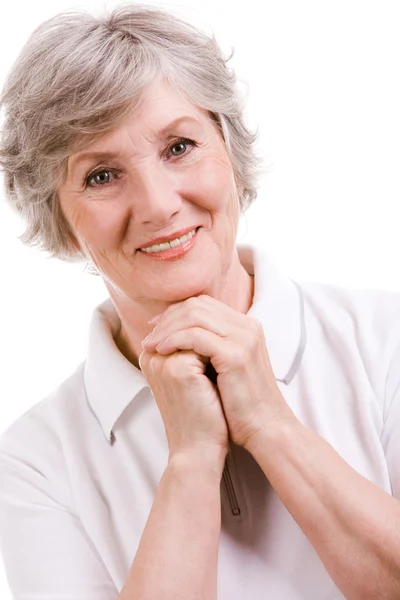 Aged female — Stock Photo, Image