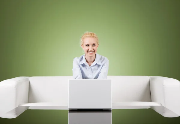 Woman in office — Stock Photo, Image