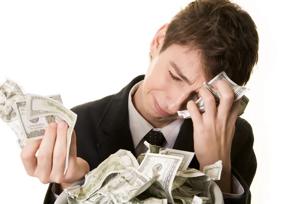 The money has simply vanished — Stock Photo, Image