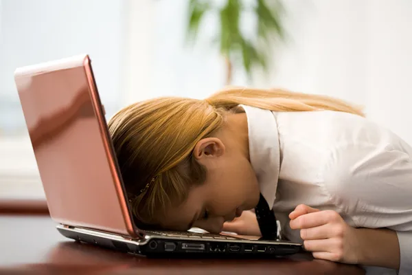 Exhausted — Stock Photo, Image