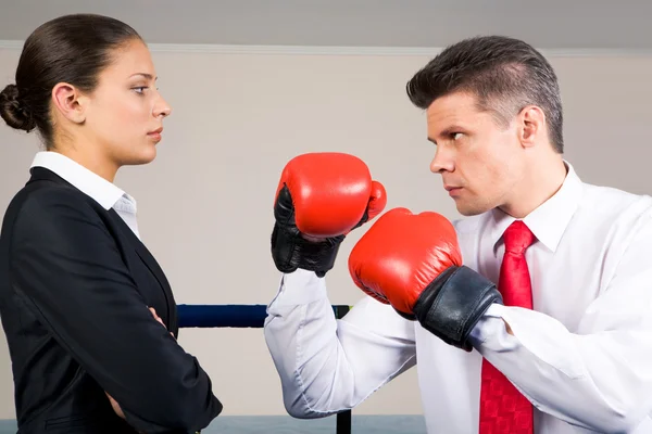 stock image Unequal fight