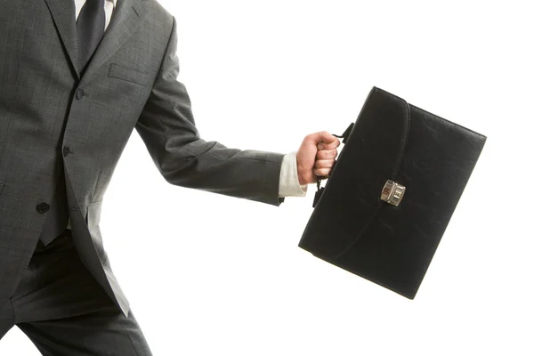 Carrying briefcase — Stock Photo, Image