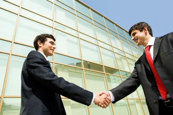 Handshake of partners — Stock Photo, Image