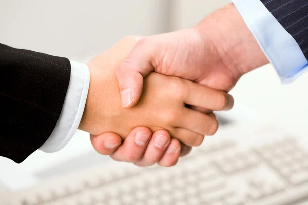 stock image Making an agreement