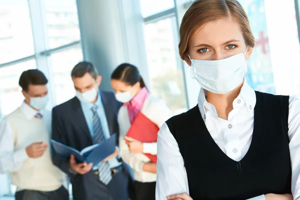 Niebezpieczeństwo grypy — Zdjęcie stockowe