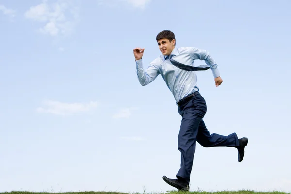 Homem correndo — Fotografia de Stock