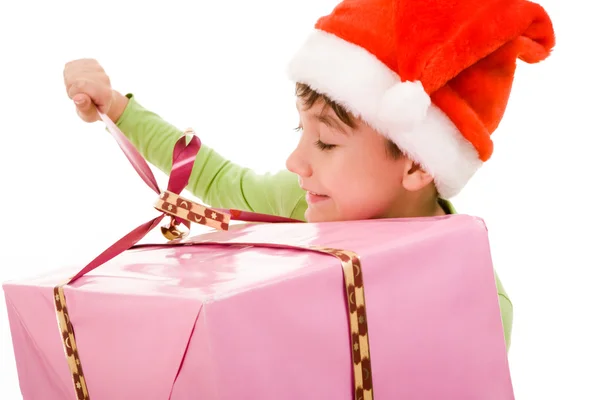 Öppna presentkartong — Stockfoto