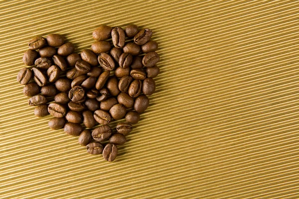 Koffiehart — Stockfoto