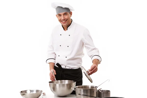 Chef felice — Foto Stock