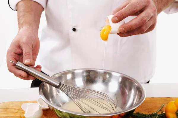Préparation de l'omelette — Photo